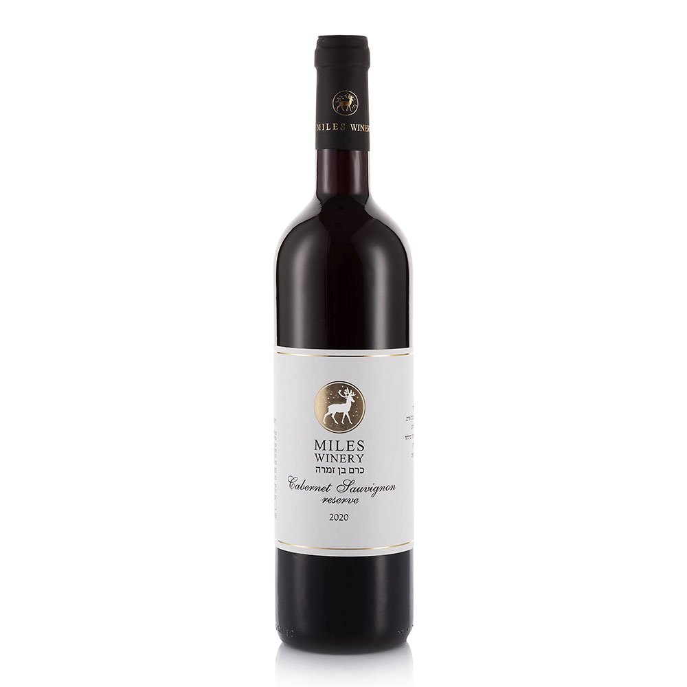 בקבוק קברנה סוביניון רזרב של יקב מיילס